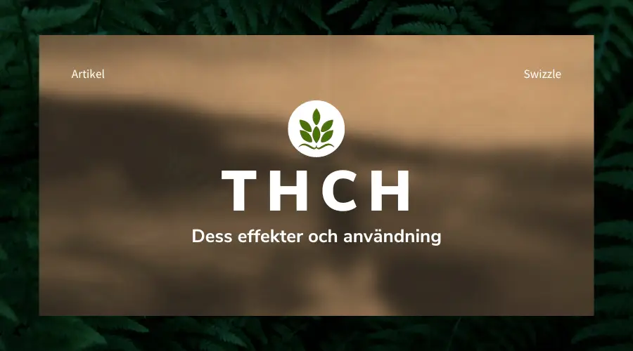 Bilden handlar om THCH och dess användning